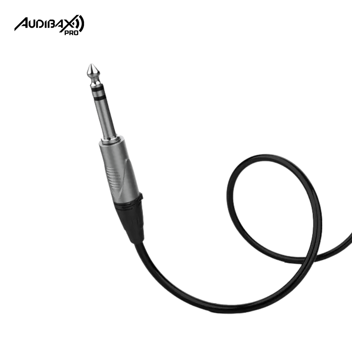 Audibax Pro Cabo XLR macho para Jack balanceado 10 metros preto 2