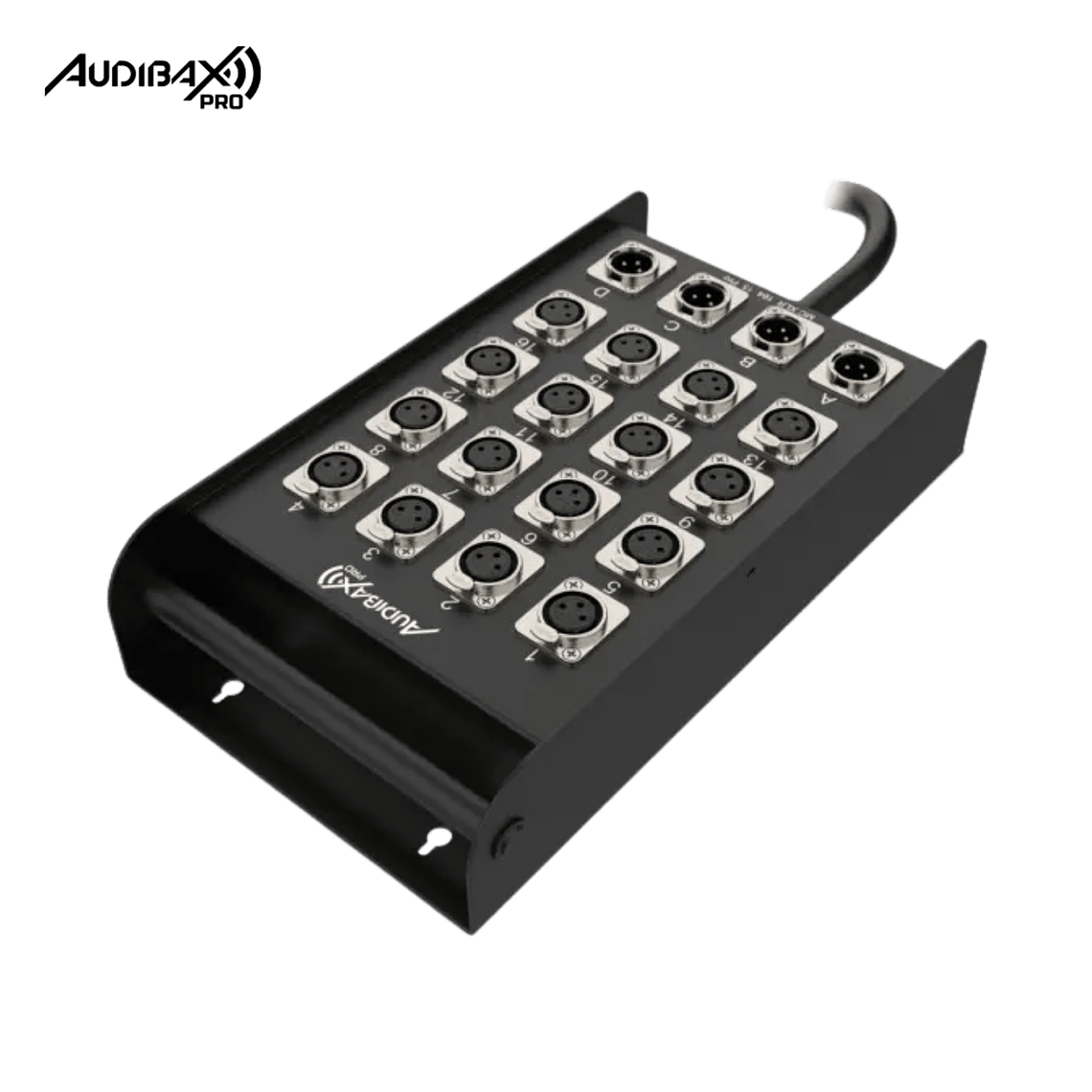 Audibax Pro MC XLR 16415 Pro 15M Stage Box 16 entradas 4 saídas 3
