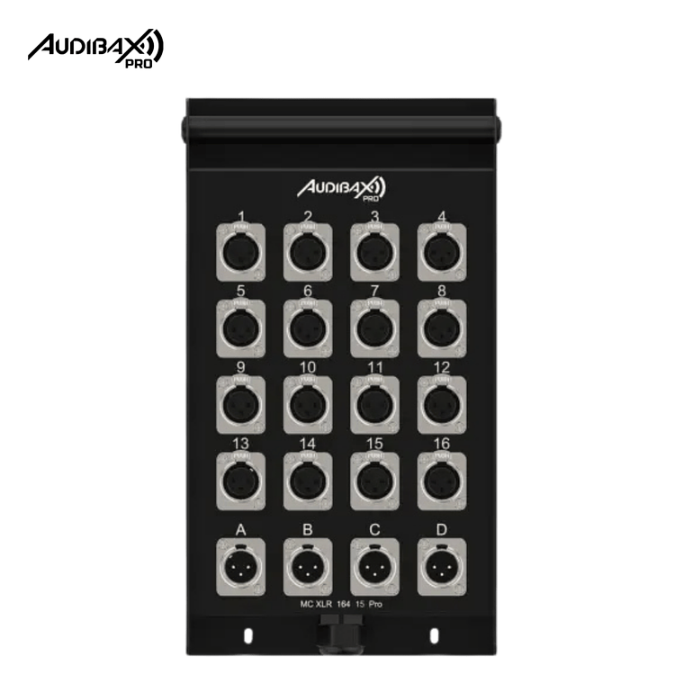 Audibax Pro MC XLR 16415 Pro 15M Stage Box 16 entradas 4 saídas 5