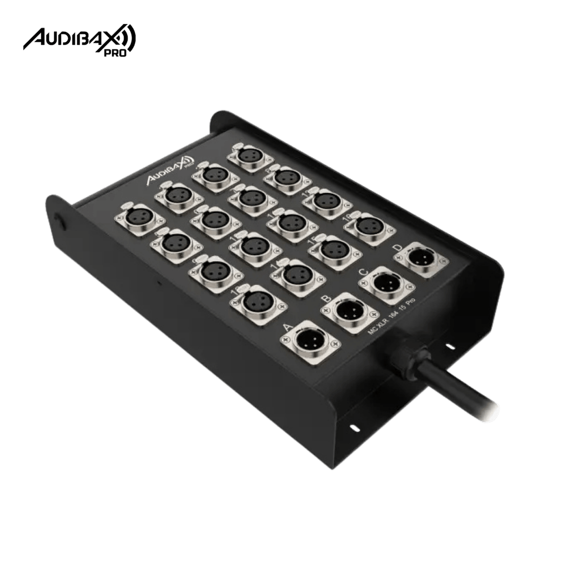Audibax Pro MC XLR 16415 Pro 15M Stage Box 16 entradas 4 saídas 4