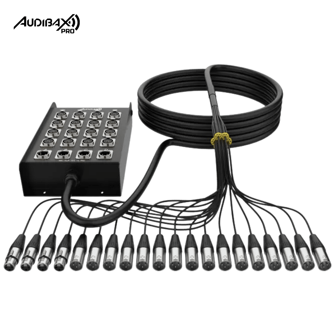 Audibax Pro MC XLR 16415 Pro 15M Stage Box 16 entradas 4 saídas 1