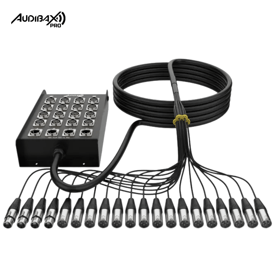 Audibax Pro MC XLR 16430 Pro 30M Stage Box 16 entradas 4 saídas 2