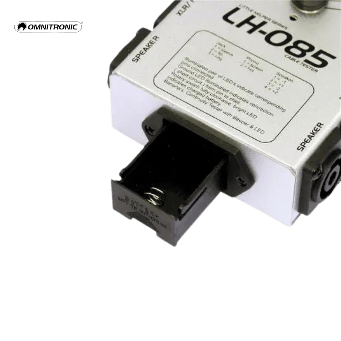 Testador de cabos Omnitronic LH-085 3