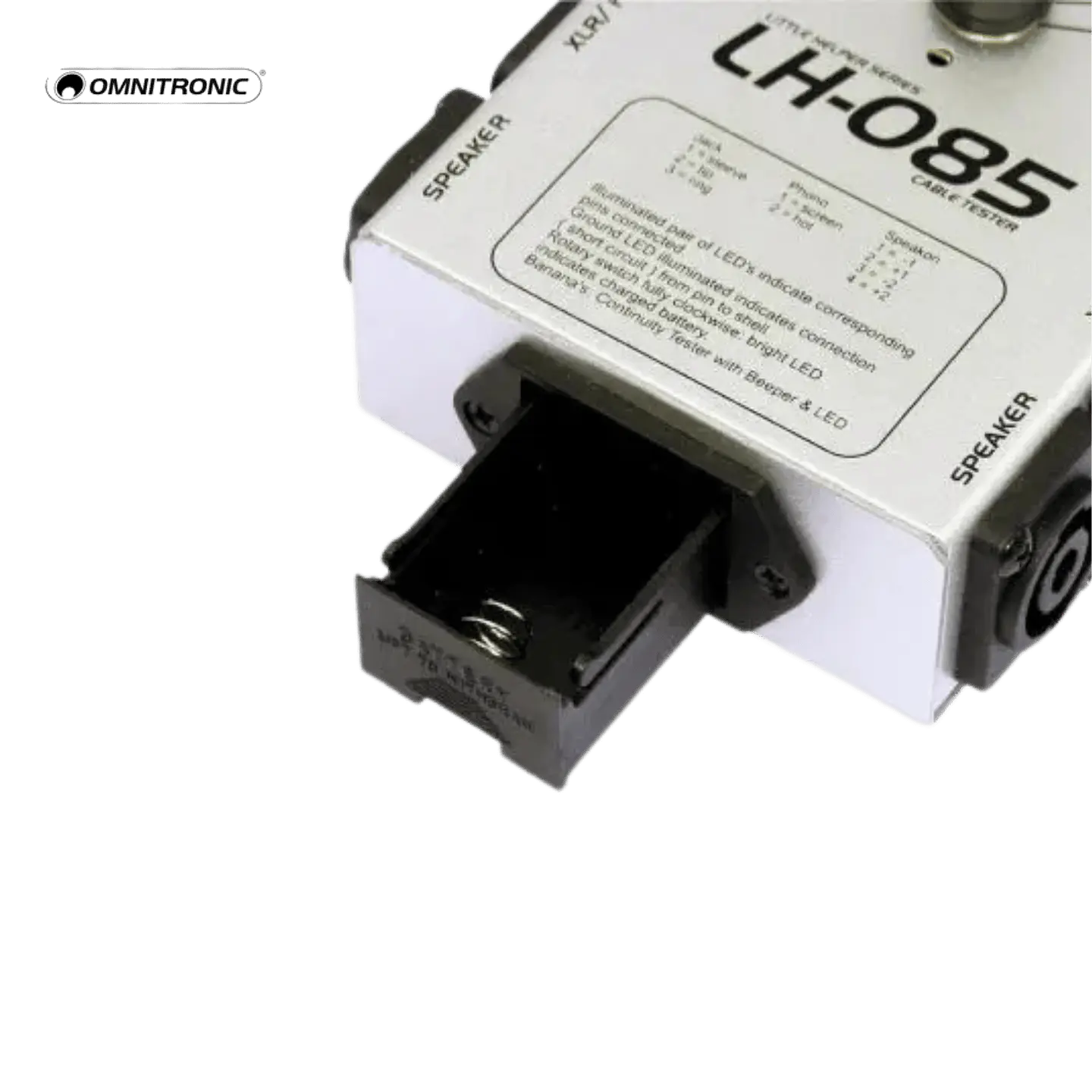 Testador de cabos Omnitronic LH-085 3