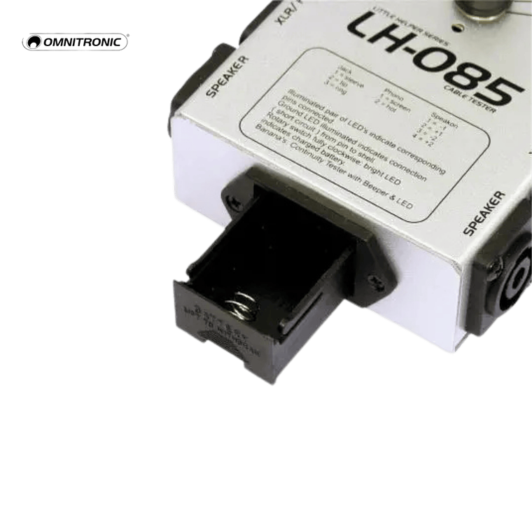 Testador de cabos Omnitronic LH-085 3