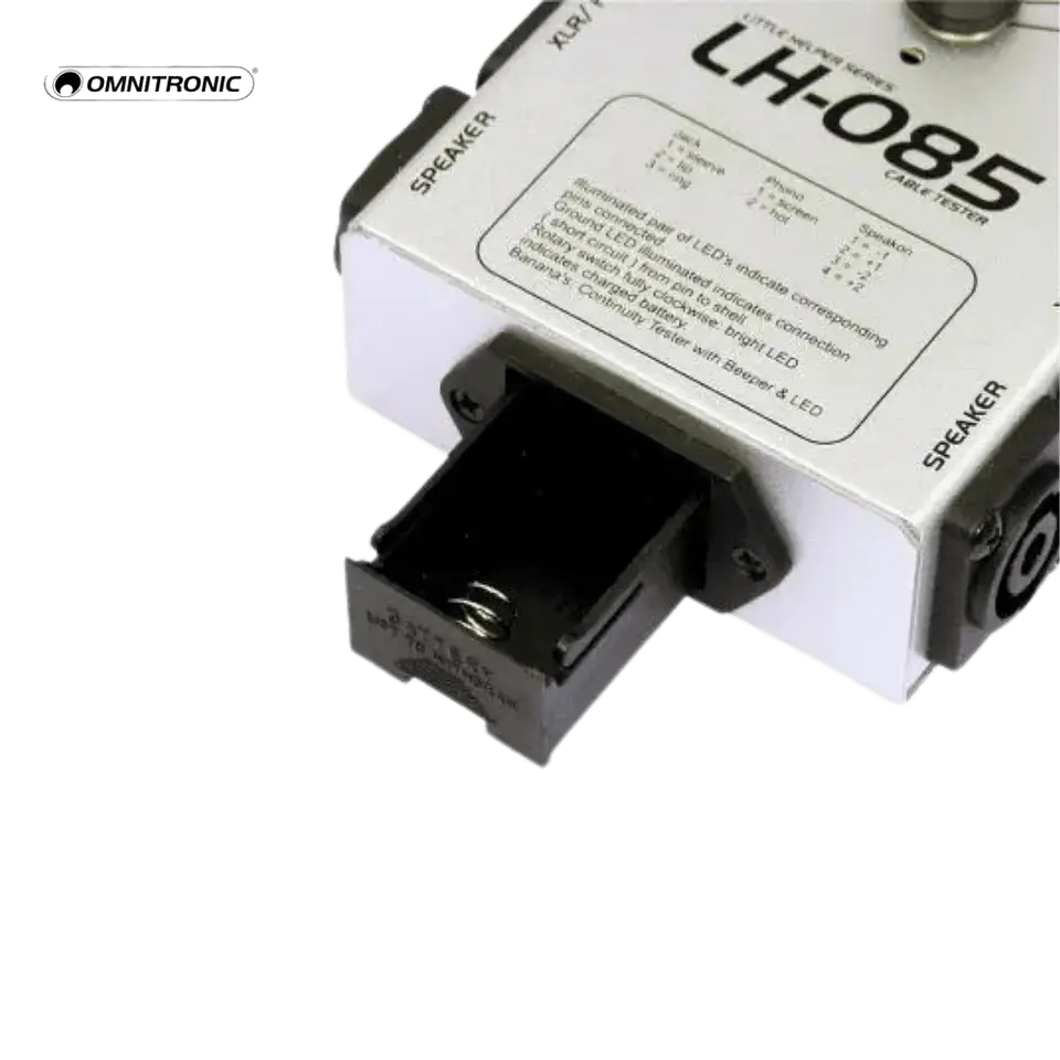 Testador de cabos Omnitronic LH-085 3