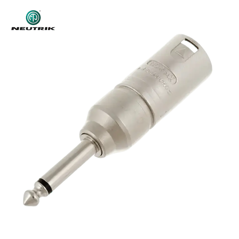  Adaptador Neutrik NA2 MP - XLR Macho a Jack Mono 1