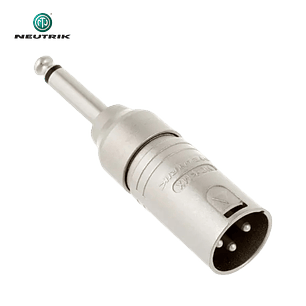  Adaptador Neutrik NA2 MP - XLR Macho a Jack Mono