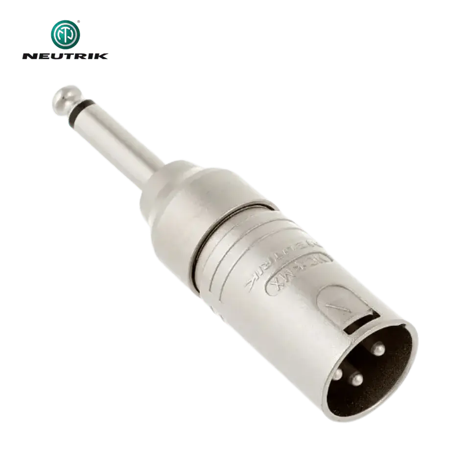  Adaptador Neutrik NA2 MP - XLR Macho a Jack Mono 2
