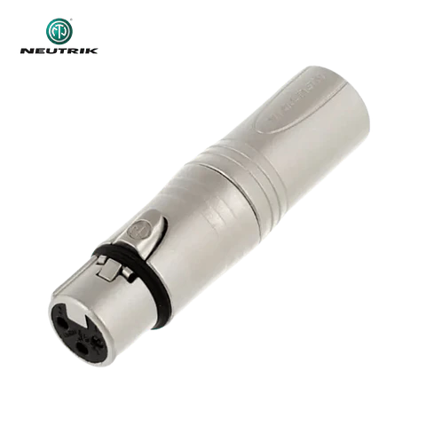 Adaptador Neutrik NA3 FM Fêmea XLR para XLR macho