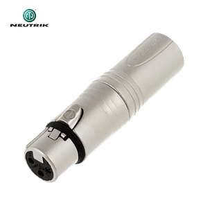 Adaptador Neutrik NA3 FM Fêmea XLR para XLR macho