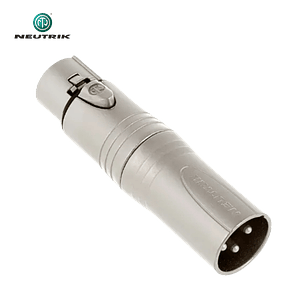 Adaptador Neutrik NA3 FM Fêmea XLR para XLR macho