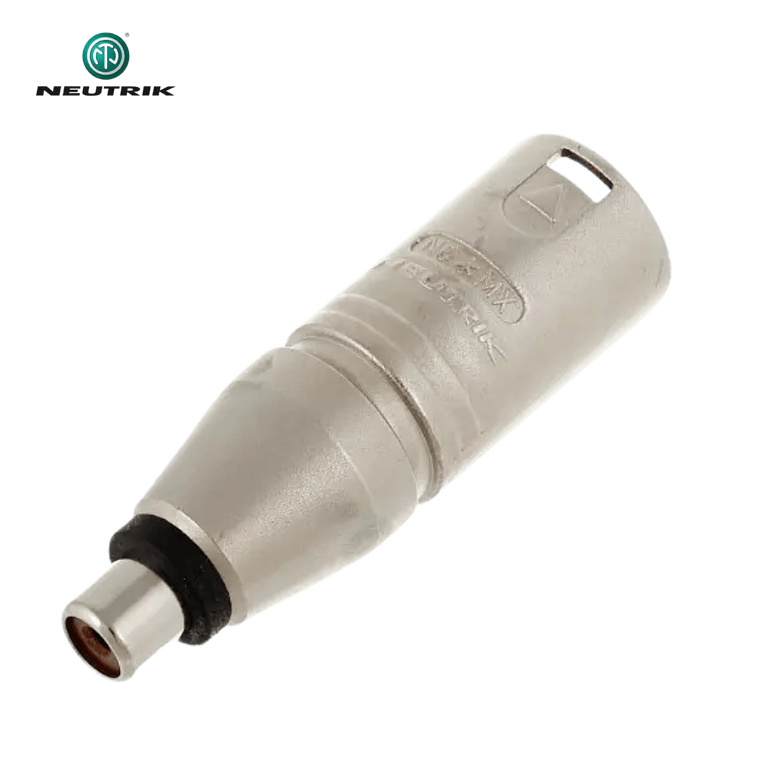 Adaptador XLR macho para RCA fêmea 3