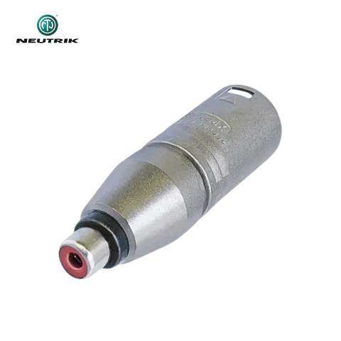 Adaptador XLR macho para RCA fêmea