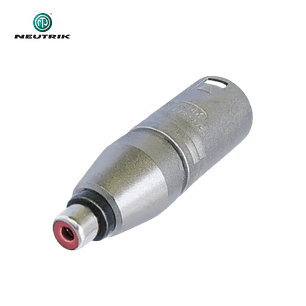 Adaptador XLR macho para RCA fêmea
