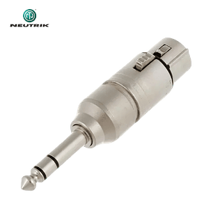 Adaptador Neutrik NA3 FP XLR Fêmea para Entrada stereo