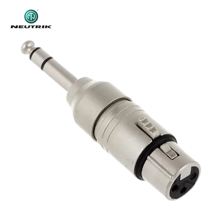 Adaptador Neutrik NA3 FP XLR Fêmea para Entrada stereo 1