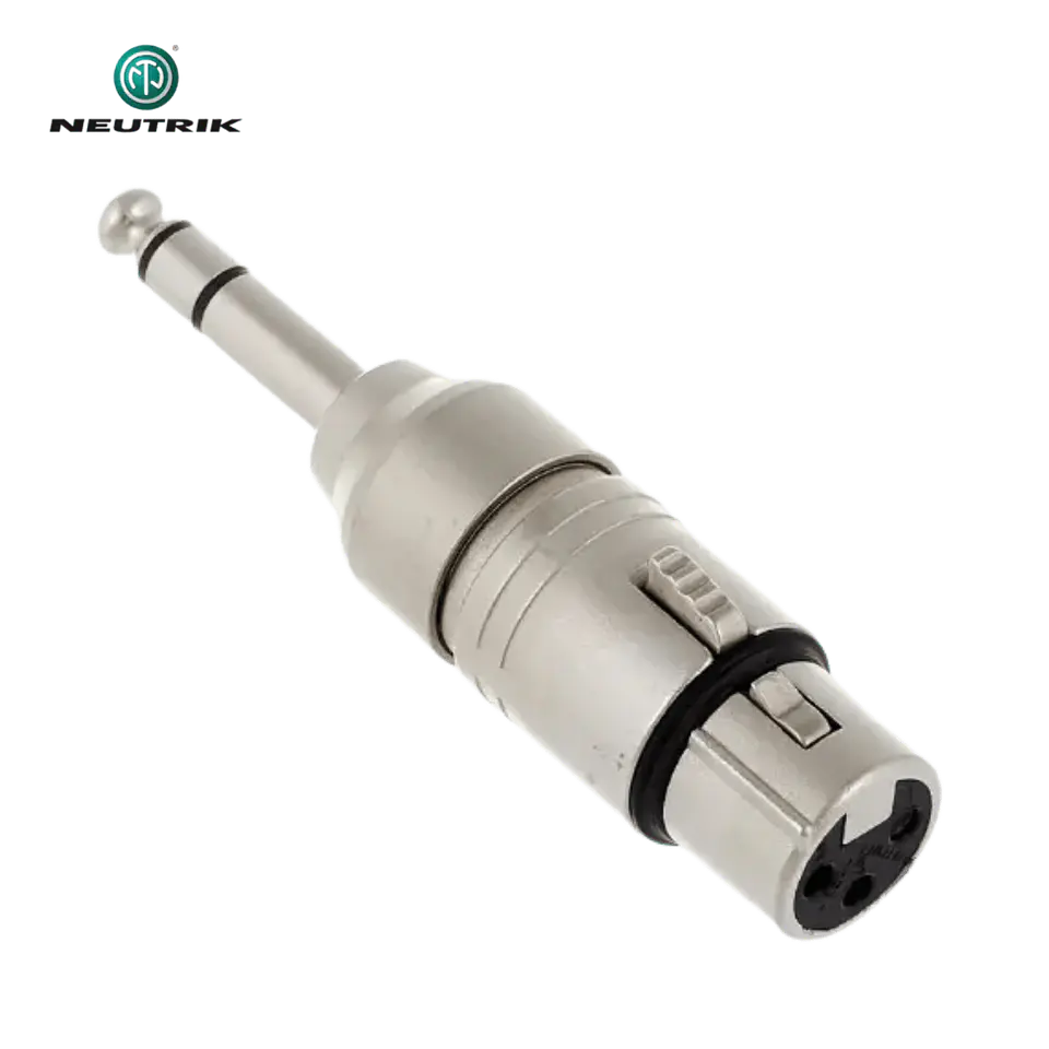 Adaptador Neutrik NA3 FP XLR Fêmea para Entrada stereo 1