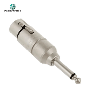 Adaptador Neutrik NA2 FP XLR Fêmea para Conector Mono