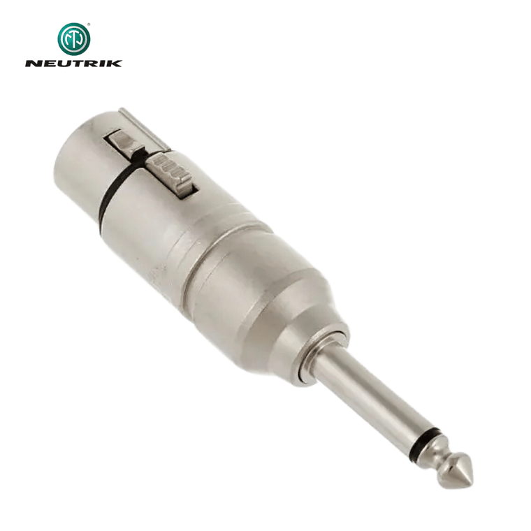 Adaptador Neutrik NA2 FP XLR Fêmea para Conector Mono 2
