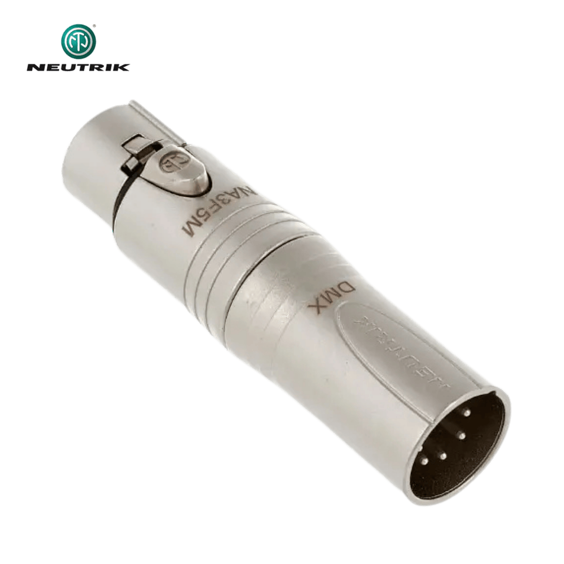 Neutrik NA3 F5M XLR Fêmea de 3 pinos para XLR macho de 5 pinos Adaptador DMX 2