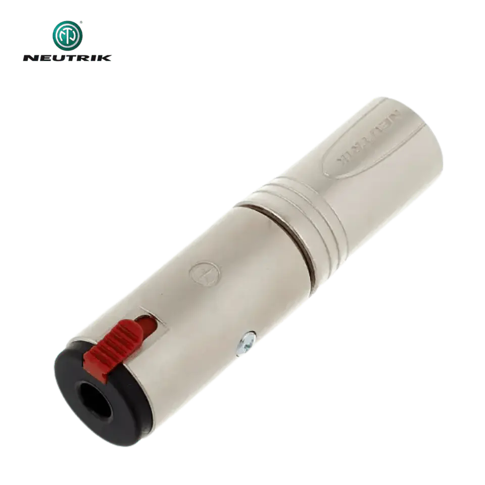 Adaptador Neutrik NA3 MJ Fêmea Sterio para XLR macho 2
