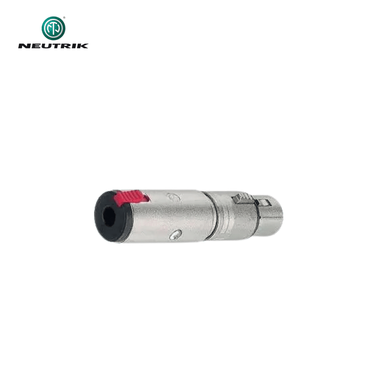 Adaptador Neutrik NA3 FJ Fêmea XLR para Entrada Sterio Fêmea 3