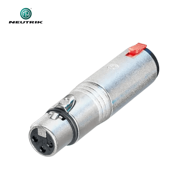 Adaptador Neutrik NA3 FJ Fêmea XLR para Entrada Sterio Fêmea 1
