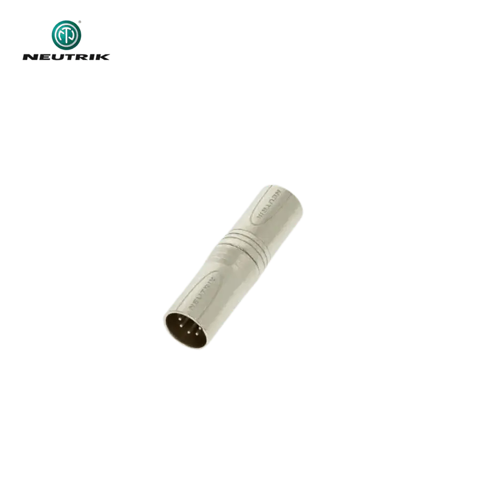 Adaptador Neutrik NA5 MM XLR macho de 5 pinos para XLR macho de 5 pinos 2