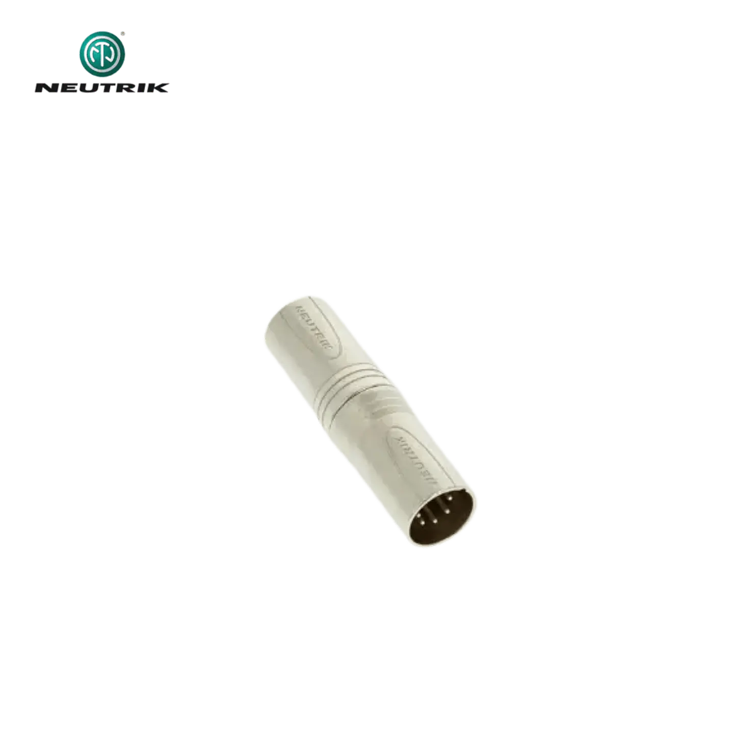 Adaptador Neutrik NA5 MM XLR macho de 5 pinos para XLR macho de 5 pinos 3