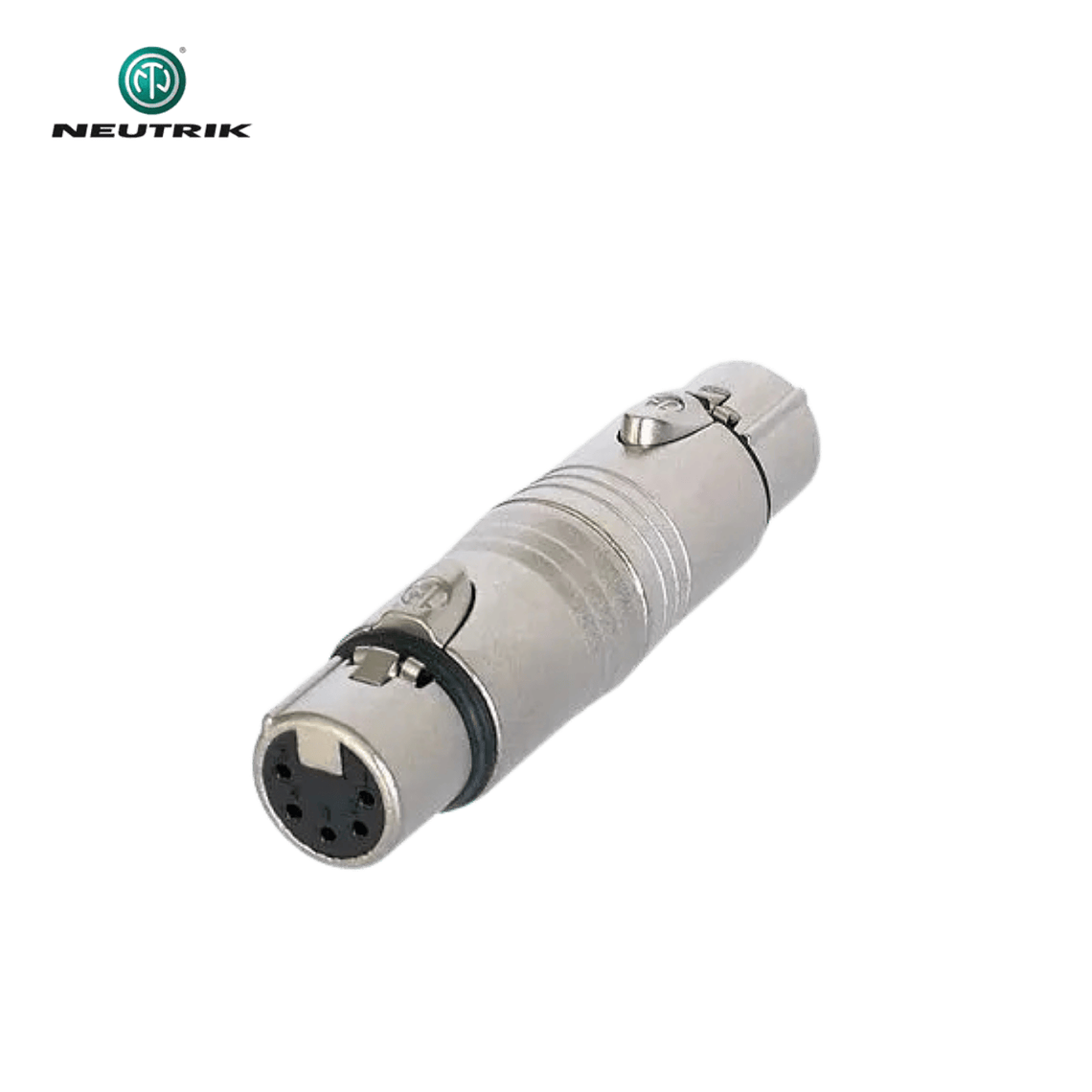 Adaptador Neutrik NA5 FF Fêmea XLR de 5 pinos para XLR fêmea de 5 pinos 1