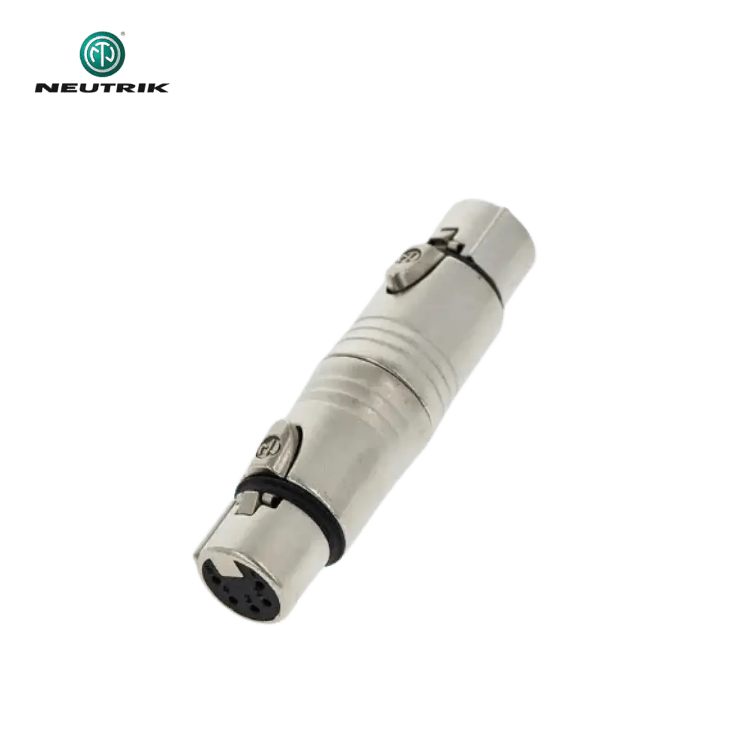 Adaptador Neutrik NA5 FF Fêmea XLR de 5 pinos para XLR fêmea de 5 pinos 3