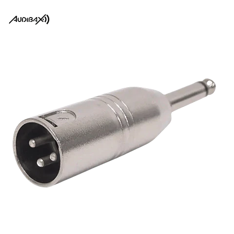 Adaptador Audibax ADP1 JACK Mono para XLR macho
