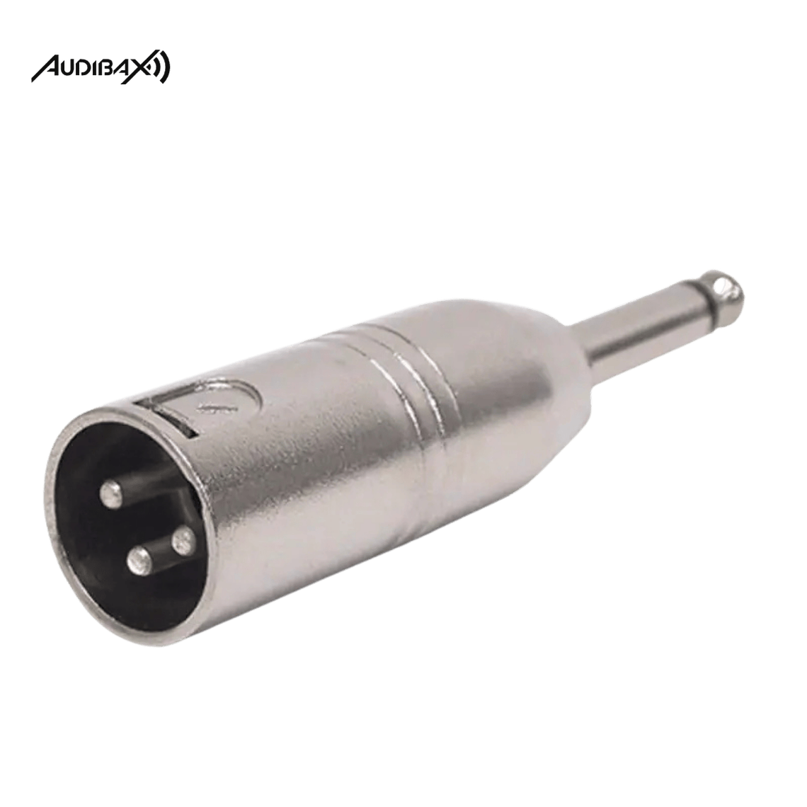 Adaptador Audibax ADP1 JACK Mono para XLR macho 1