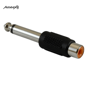 Adaptador Audibax ADP9 Mono JACK para RCA Fêmea