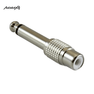Adaptador Audibax ADP7 JACK Mono para RCA Fêmea
