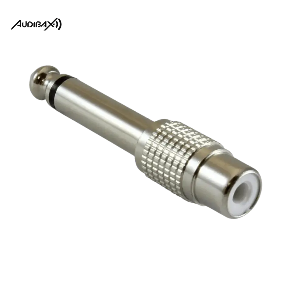 Adaptador Audibax ADP7 JACK Mono para RCA Fêmea 1