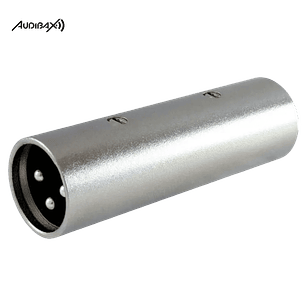 Adaptador Audibax ADP11 XLR macho para XLR macho