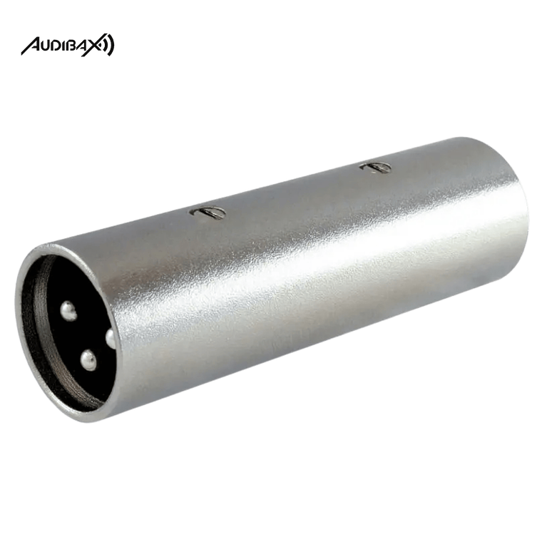 Adaptador Audibax ADP11 XLR macho para XLR macho 1