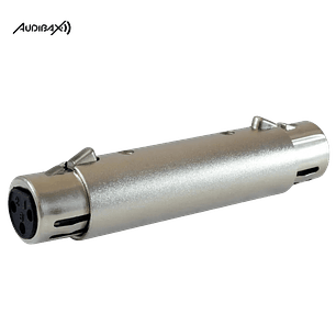 Adaptador Audibax ADP8 XLR Fêmea para Fêmea XLR