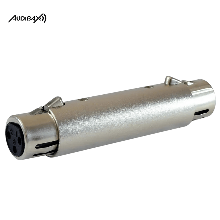 Adaptador Audibax ADP8 XLR Fêmea para Fêmea XLR 1