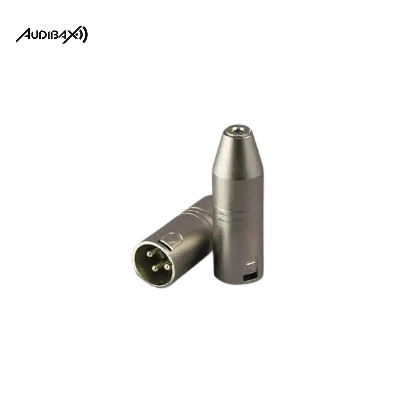 Adaptador Audibax ADP5 XLR macho para mini jack stereo fêmea 1