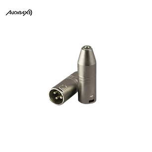 Adaptador Audibax ADP5 XLR macho para mini jack stereo fêmea