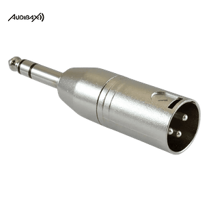 Audibax ADP6 Adaptador JACK Stereo a XLR Macho