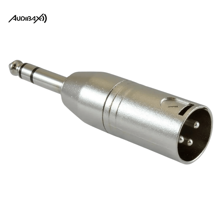Audibax ADP6 Adaptador JACK Stereo a XLR Macho 1
