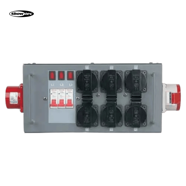 Distribuidor Showtec com fusível de 16A 1