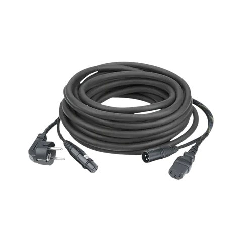 DAP Audio FP08 Schuko / IEC Cabo Fêmea - XLR macho / fêmea 10 metros