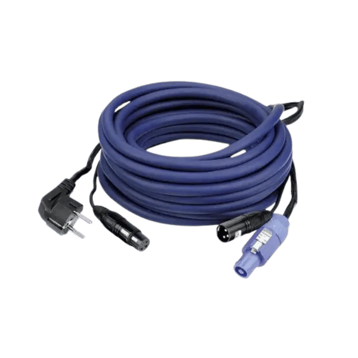 DAP Audio FP10 Schuko / Cabo Powercon - XLR macho / fêmea 10 metros 1