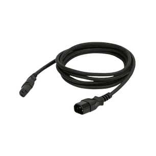 Cabo Showtec IEC macho para IEC fêmea 1,5m