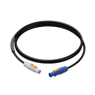 Conectores de Cabo de Energia PROCAB Neutrik 3 metros